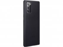 Samsung Galaxy Note 20 Leather Cover Hoesje Zwart (EF-VN980LB)
