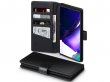 CaseBoutique Wallet Case Zwart Leer - Samsung Galaxy Note 20 Ultra hoesje
