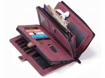 CaseMe 2in1 Multi Wallet Case Rood - Samsung Galaxy Note 20 Ultra Hoesje