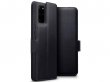 CaseBoutique Slim Case Zwart Leer - Galaxy S20+ hoesje