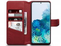 CaseBoutique Wallet Case Leer Rood - Galaxy S20+ hoesje