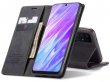 CaseMe Vintage BookCase Zwart - Samsung Galaxy S20 Ultra hoesje
