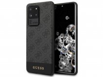 Guess 4G Monogram Case Grijs - Samsung Galaxy S20 Ultra hoesje