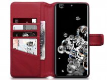 CaseBoutique Wallet Case Leer Rood - Galaxy S20 Ultra hoesje