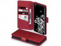 CaseBoutique Wallet Case Leer Rood - Galaxy S20 Ultra hoesje