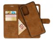 CaseMe 2in1 Magnetic Bookcase Bruin - Samsung Galaxy S21 FE Hoesje