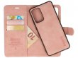 CaseMe 2in1 Magnetic Bookcase Roze - Samsung Galaxy S21 FE Hoesje