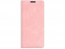 Just in Case Magnetic BookCase Roze - Samsung Galaxy S21 FE hoesje