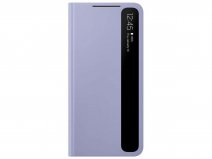 Samsung Galaxy S21 Smart Clear View Cover Paars (EF-ZG991CV)