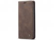 CaseMe Vintage BookCase Coffee - Samsung Galaxy S21+ hoesje