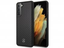 Mercedes-Benz Carbon-Fiber Case - Samsung Galaxy S21+ hoesje