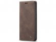 CaseMe Vintage BookCase Coffee - Samsung Galaxy S21 Ultra hoesje