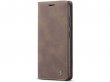 CaseMe Vintage BookCase Bruin - Samsung Galaxy S22+ hoesje