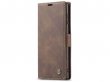 CaseMe Vintage BookCase Bruin - Samsung Galaxy S22 Ultra hoesje