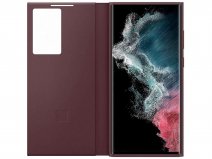 Samsung Galaxy S22 Ultra Clear View Cover Burgundy (EF-ZS908CE)