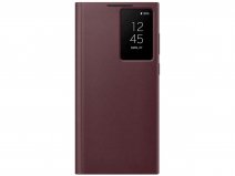Samsung Galaxy S22 Ultra Clear View Cover Burgundy (EF-ZS908CE)