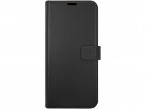 Valenta Leather Bookcase Zwart - Samsung Galaxy S22 Ultra hoesje