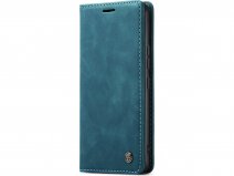 CaseMania Vintage Slim Bookcase Groen - Samsung Galaxy S23 FE hoesje