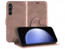 Just in Case Premium Wallet Folio Roze - Samsung Galaxy S23 FE hoesje