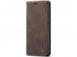 CaseMe Vintage BookCase Bruin - Samsung Galaxy S23 hoesje