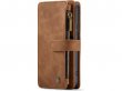 CaseMania Ritsvak Wallet Case Bruin - Samsung Galaxy S23 Hoesje