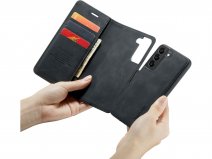 CaseMe 2in1 Magnetic Bookcase Zwart - Samsung Galaxy S23 Hoesje