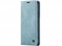 CaseMania Vintage Slim Bookcase Aqua - Samsung Galaxy S23 hoesje