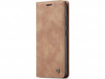 CaseMania Vintage Slim Bookcase Bruin - Samsung Galaxy S23 hoesje