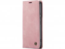 CaseMe Vintage BookCase Roze - Samsung Galaxy S23 hoesje