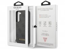 Guess Monogram Charm Case Grijs - Samsung Galaxy S23 hoesje