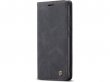 CaseMe Vintage BookCase Zwart - Samsung Galaxy S23+ hoesje