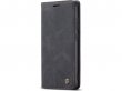 CaseMania Vintage Slim Bookcase Zwart - Samsung Galaxy S23+ hoesje