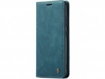 CaseMania Vintage Slim Bookcase Groen - Samsung Galaxy S23+ hoesje