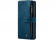 CaseMania Ritsvak Wallet Case Blauw - Samsung Galaxy S23 Ultra Hoesje