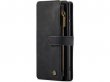 CaseMe Ritsvak Wallet Case Zwart - Samsung Galaxy S23 Ultra Hoesje