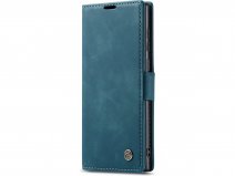 CaseMania Vintage Slim Bookcase Groen - Samsung Galaxy S23 Ultra hoesje