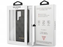 Guess Monogram Case Grijs - Samsung Galaxy S23 Ultra hoesje