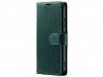 CaseMania Vintage Leather Case Groen - Samsung Galaxy S24 hoesje