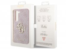 Guess Big 4G Monogram Case Roze - Samsung Galaxy S24 hoesje