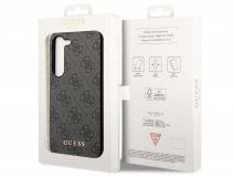 Guess Monogram Charm Case Grijs - Samsung Galaxy S24 hoesje