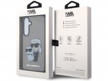 Karl Lagerfeld Ikonik Duo Glitter TPU Case - Samsung Galaxy S24 hoesje