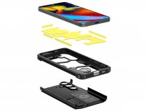 Spigen Tough Armor Case Zwart - Samsung Galaxy S24 Hoesje