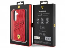 Ferrari SF Perforated Case Rood - Samsung Galaxy S24+ hoesje