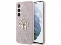 Guess Big 4G Monogram Case Roze - Samsung Galaxy S24+ hoesje