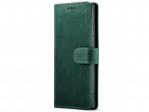 CaseMania Vintage Leather Case Groen - Samsung Galaxy S24 Ultra hoesje