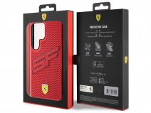 Ferrari SF Perforated Case Rood - Samsung Galaxy S24 Ultra hoesje