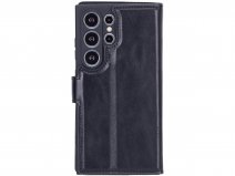 Solidenz Top Grain Wallet Zwart - Samsung Galaxy S24 Ultra Hoesje Leer