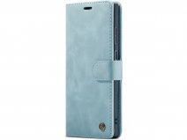 CaseMania 2in1 Magnetic Bookcase Aqua - Samsung Galaxy S25 Edge Hoesje