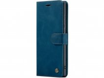 CaseMania 2in1 Magnetic Bookcase Donkerblauw - Samsung Galaxy S25 Edge Hoesje