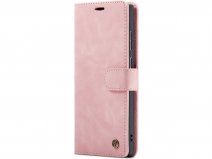CaseMania 2in1 Magnetic Bookcase Roze - Samsung Galaxy S25 Edge Hoesje